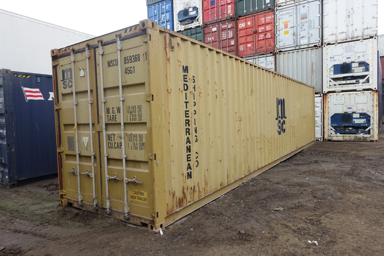 2-8 40 Ft Hc Used Shipping Container High Cube - Image 1