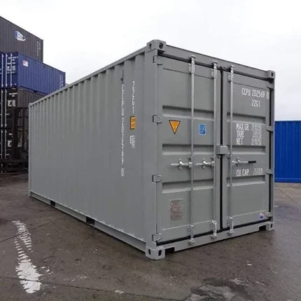20ft Zeecontainer Kopen – One Trip Opslagcontainer Grijs